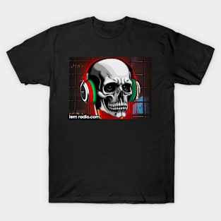 Skull Headphone Music - IEM Radio T-Shirt